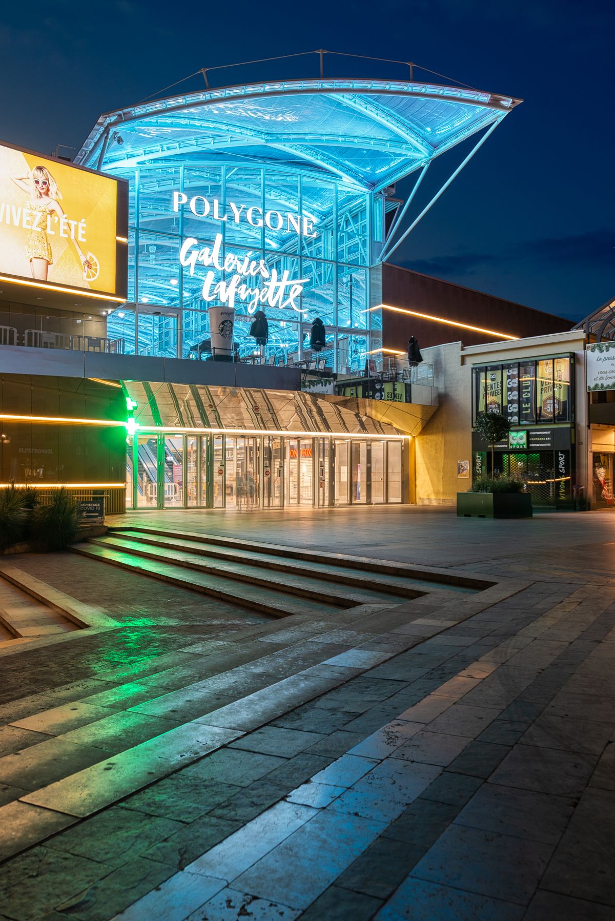 Centre commercial Polygone – project view