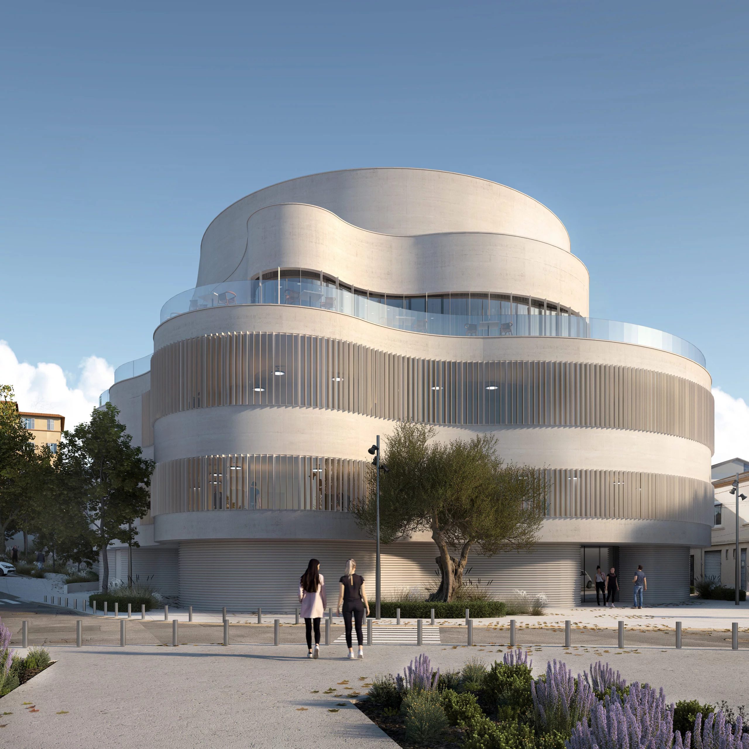 THÉÂTRE DE L’OLIVIER – project view (2)